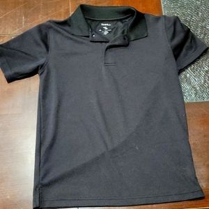 Black collar shirt